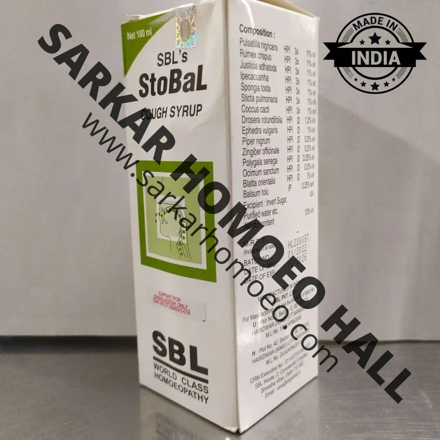 SBL’s StoBal Cough Syrup
